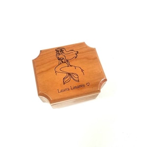 Personalized Mermaid Music Box, Part of Your World, Custom Childrens Music Box, Ariel Music Box, Princess Music Box, Mermaid Music Box