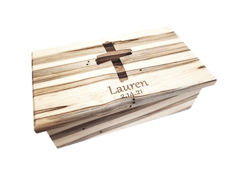 Music Box Choose Your Song Add Text Religious Cross Design,custom