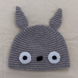 Totoro Crocheted Hat