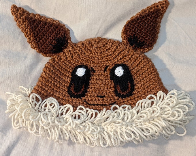 Eevee Crocheted Hat