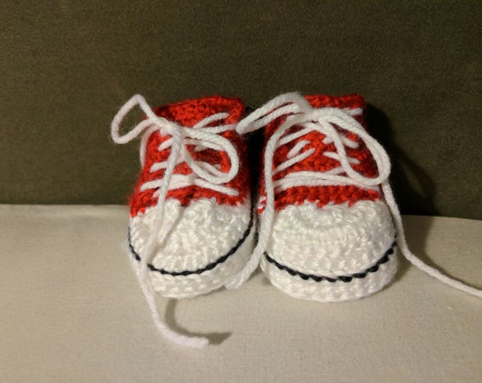 Converse Crocheted Booties