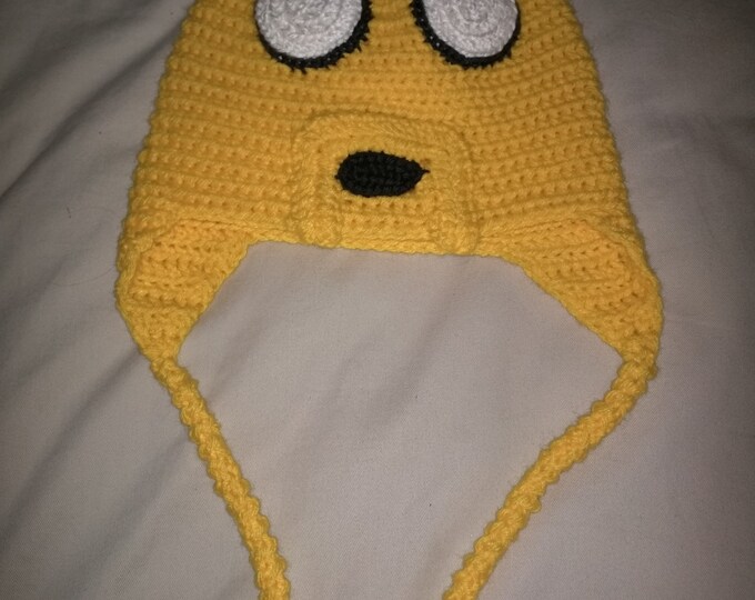 Jake the Dog Crocheted Hat