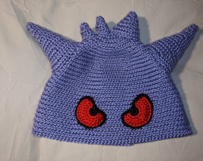 Gengar Crocheted Hat