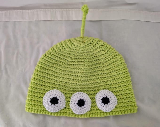 Alien Crocheted Hat