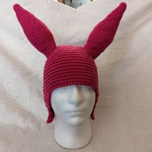 Louise Belcher Inspired Hat pattern by Naturally Hooked Crochet