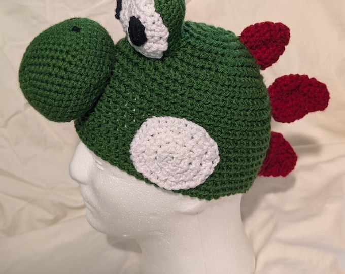Yoshi Crocheted Hat