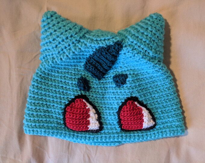 Bulbasaur Crocheted Hat