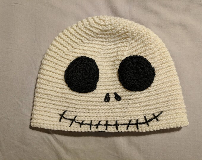 Jack Skellington Crocheted Hat