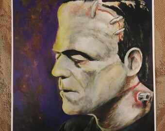 Frankenstein -Boris Karloff - Print