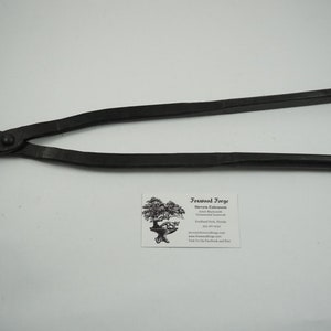 Flat Jaw tongs sized for 3/16&quot; thick stock and knife blades, Blacksmith tongs, Forge tongs, Hand made in USA, Blacksmith tool