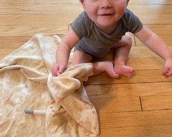 Naturally Dyed Baby Blanket