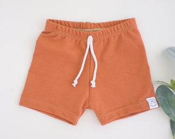 Cinnamon Brown Baby and Toddler Shorts