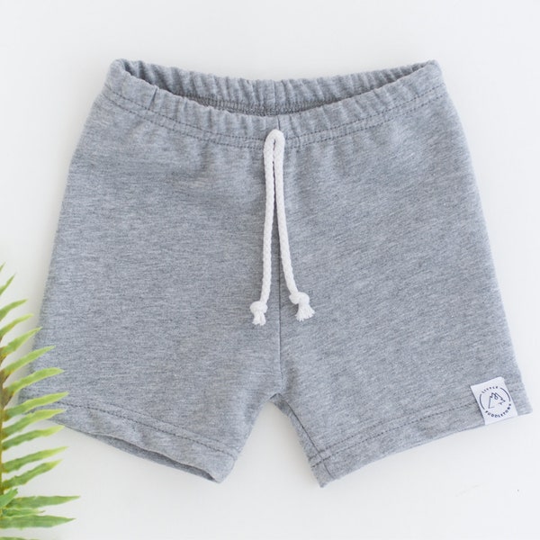 Heather Gray Baby and Toddler Shorts