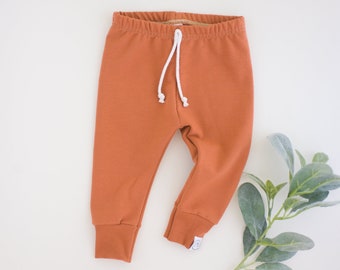 Cinnamon Brown Baby and Toddler Joggers