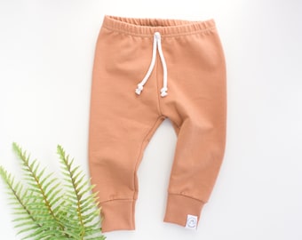 SALE! LAST ONE - Size 4T Pecan Brown Baby and Toddler Joggers