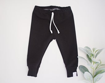 Black Baby Joggers - Etsy