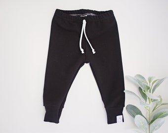 Black Baby and Toddler Joggers