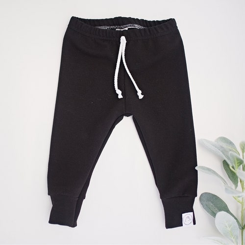 Baby Harem Pants Black Toddler Boy Harem Pants Baby Girl Etsy