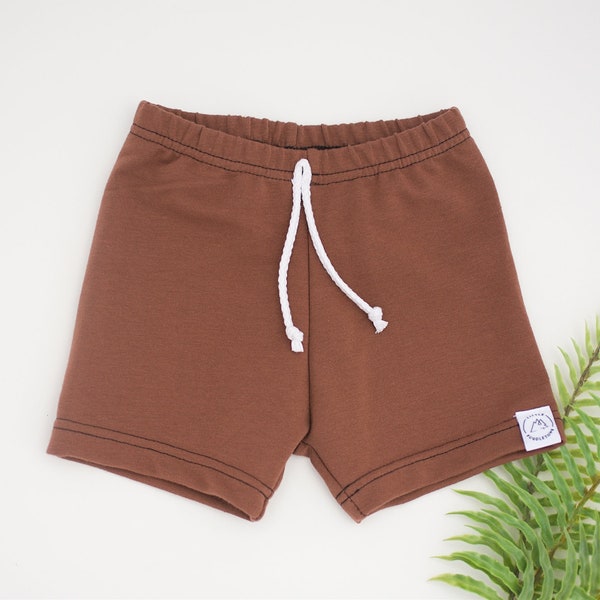 Tiramisu Brown Baby and Toddler Shorts