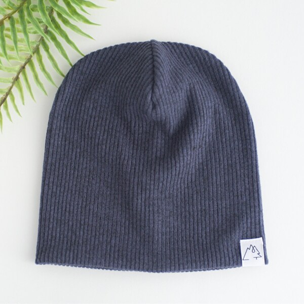 Denim Blue Baby and Toddler Slouch Beanie