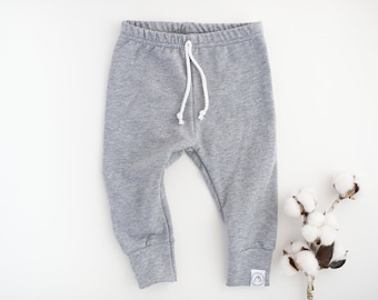 Heather Gray Baby and Toddler Joggers