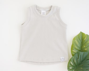 Cloud Gray Baby and Toddler Tank