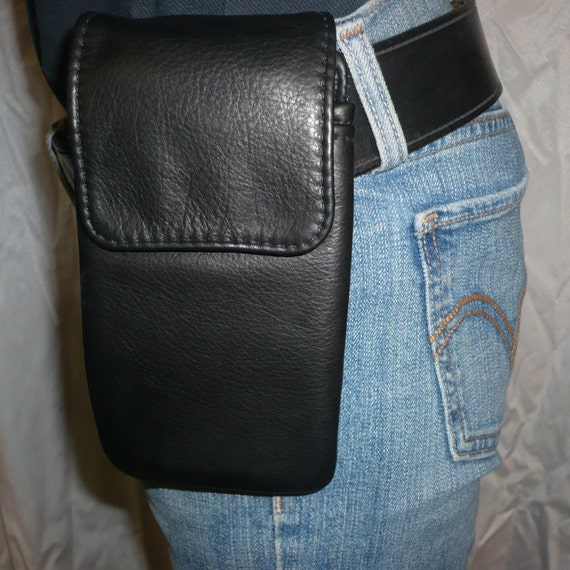 LEATHER CELL PHONE Wearable Padded Case Style 767 Etsy