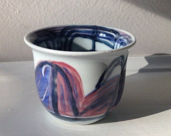 lil droopy trees porcelain planter