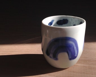 lil porcelain rainbow tea cup