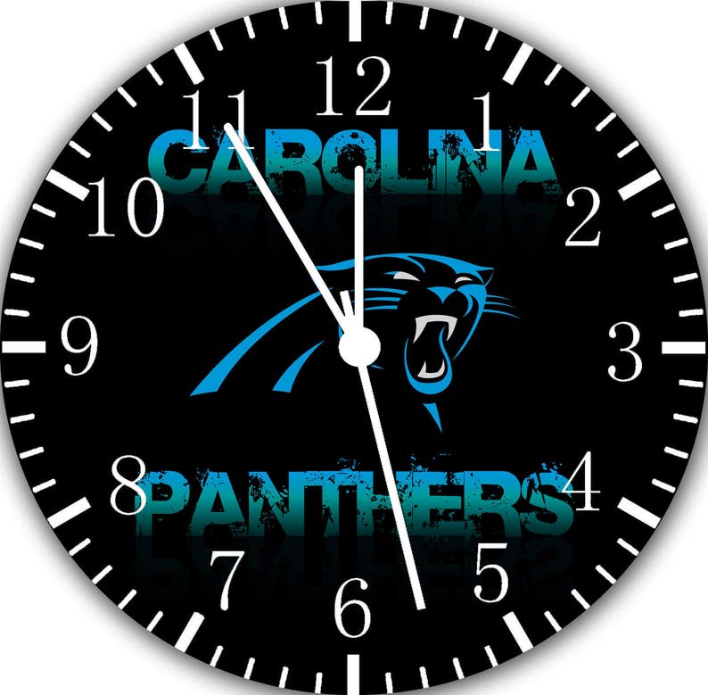 Carolina Panthers Wall Clock 10 Will Be Nice Gift And Etsy