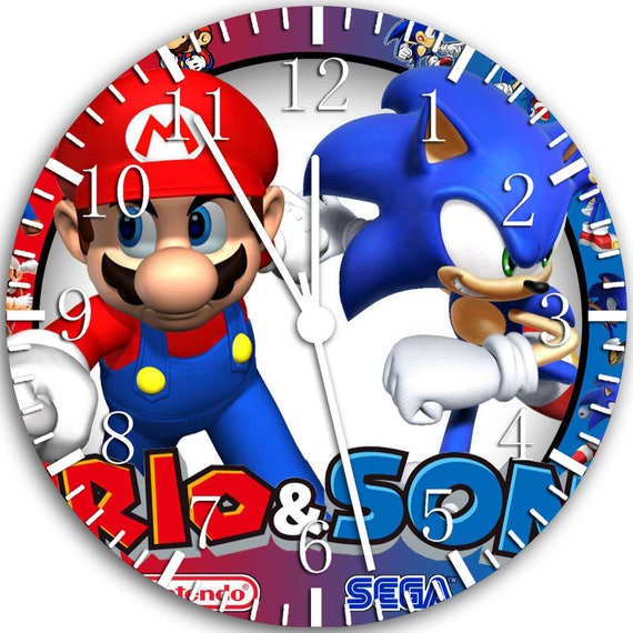 Kids Room Decor Super Mario Luigi Games Wall Clock 10 Will Be