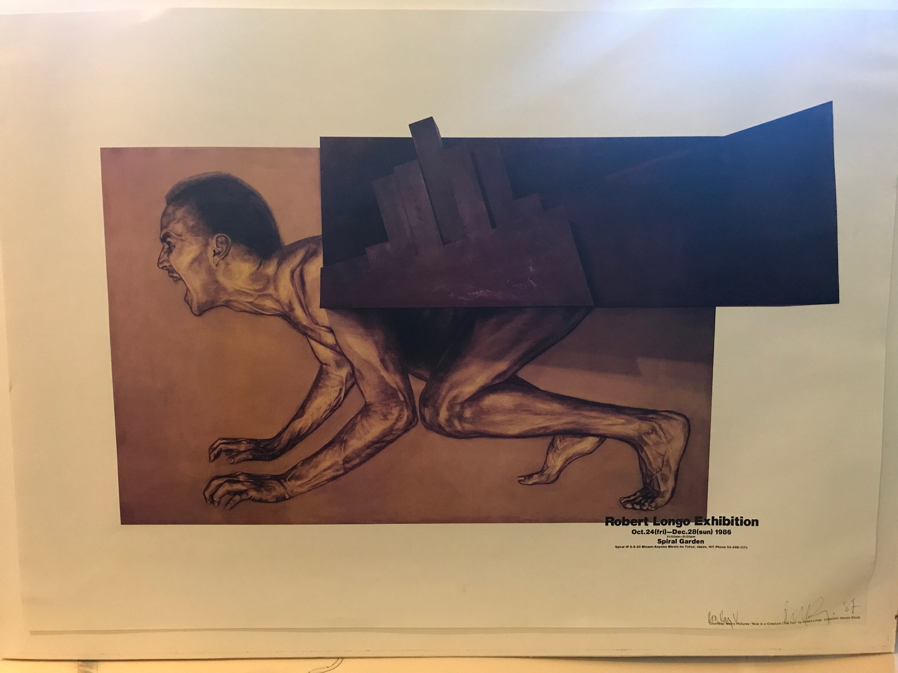 EricCropped　手書きサイン入り/ロバート ロンゴ/アートポスター Robert longo - Etsy 日本