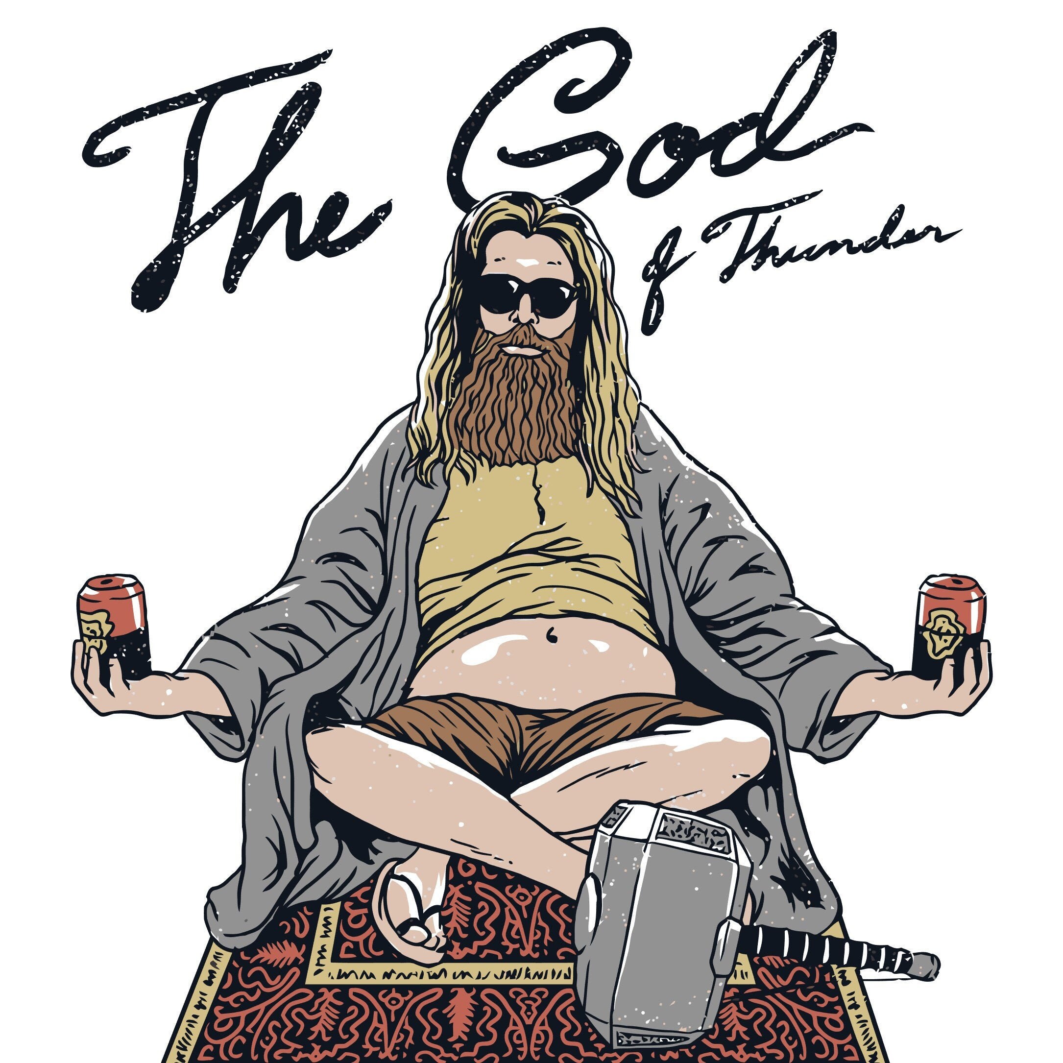 fat thor statue