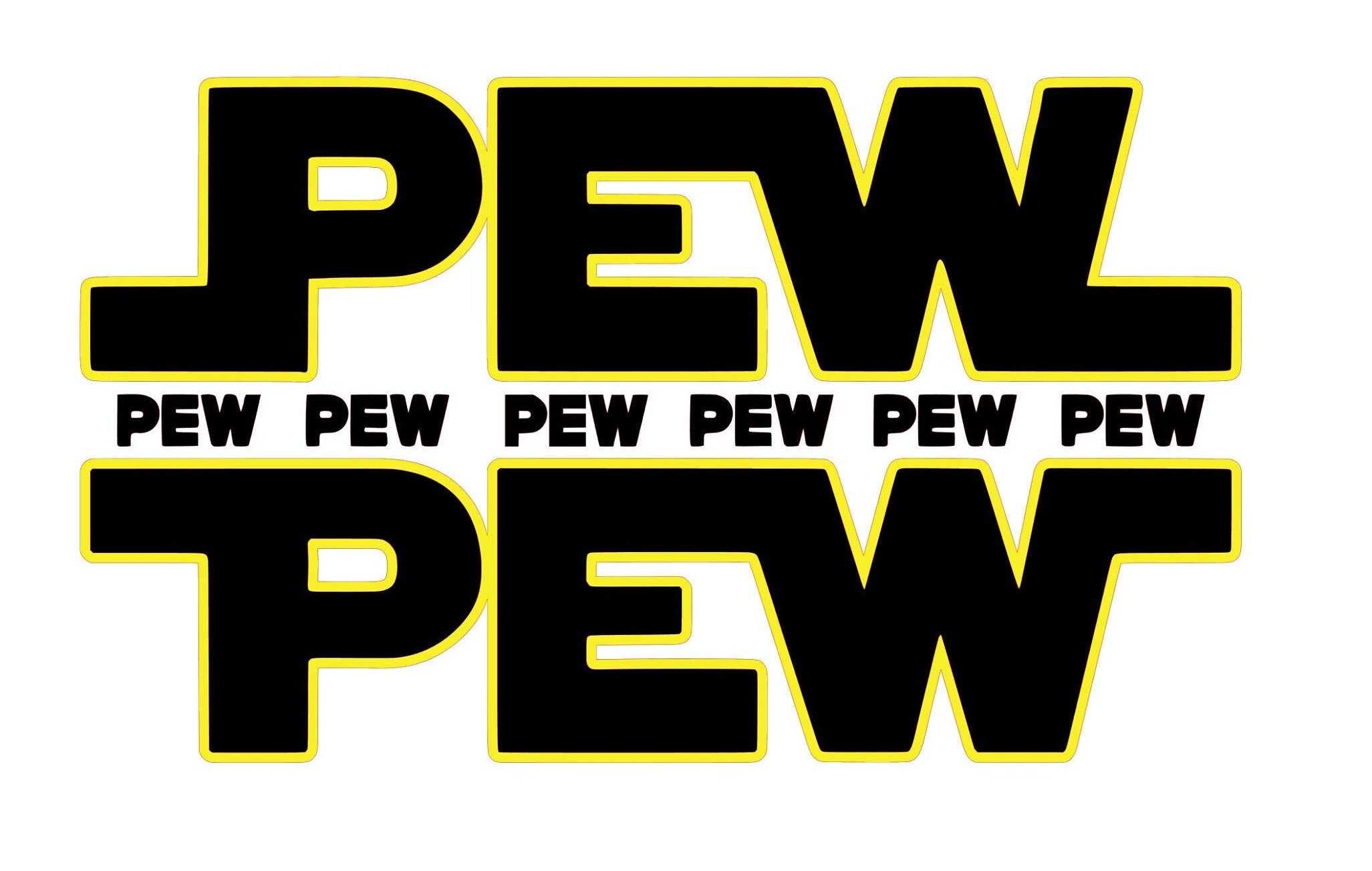 Star Wars Pew Pew Pew T Shirt Etsy