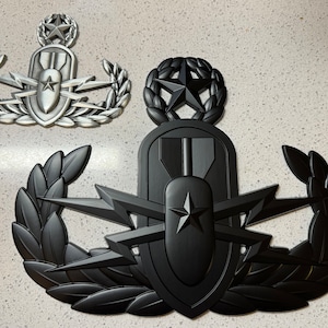 12 inch - 3 Pound Metal Master EOD Badge