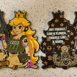 EOD Gun Girl - Challenge Coin