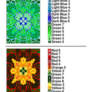 0069 Exploding Star Mandala Quilt Pattern - Etsy