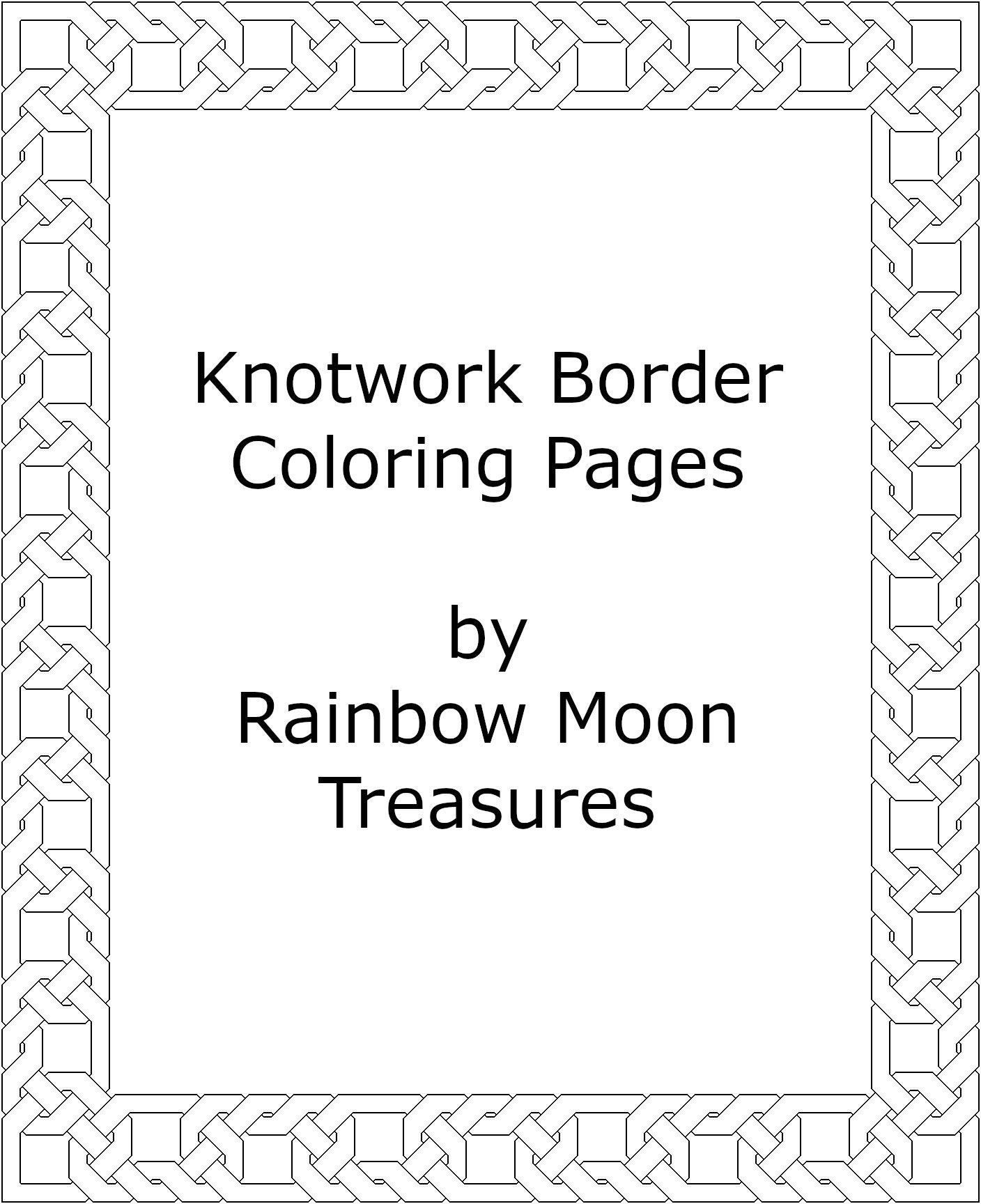 Moon Page Border