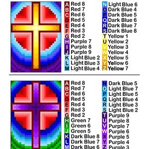 0040 Cross Sunrise Quilt Pattern - Etsy