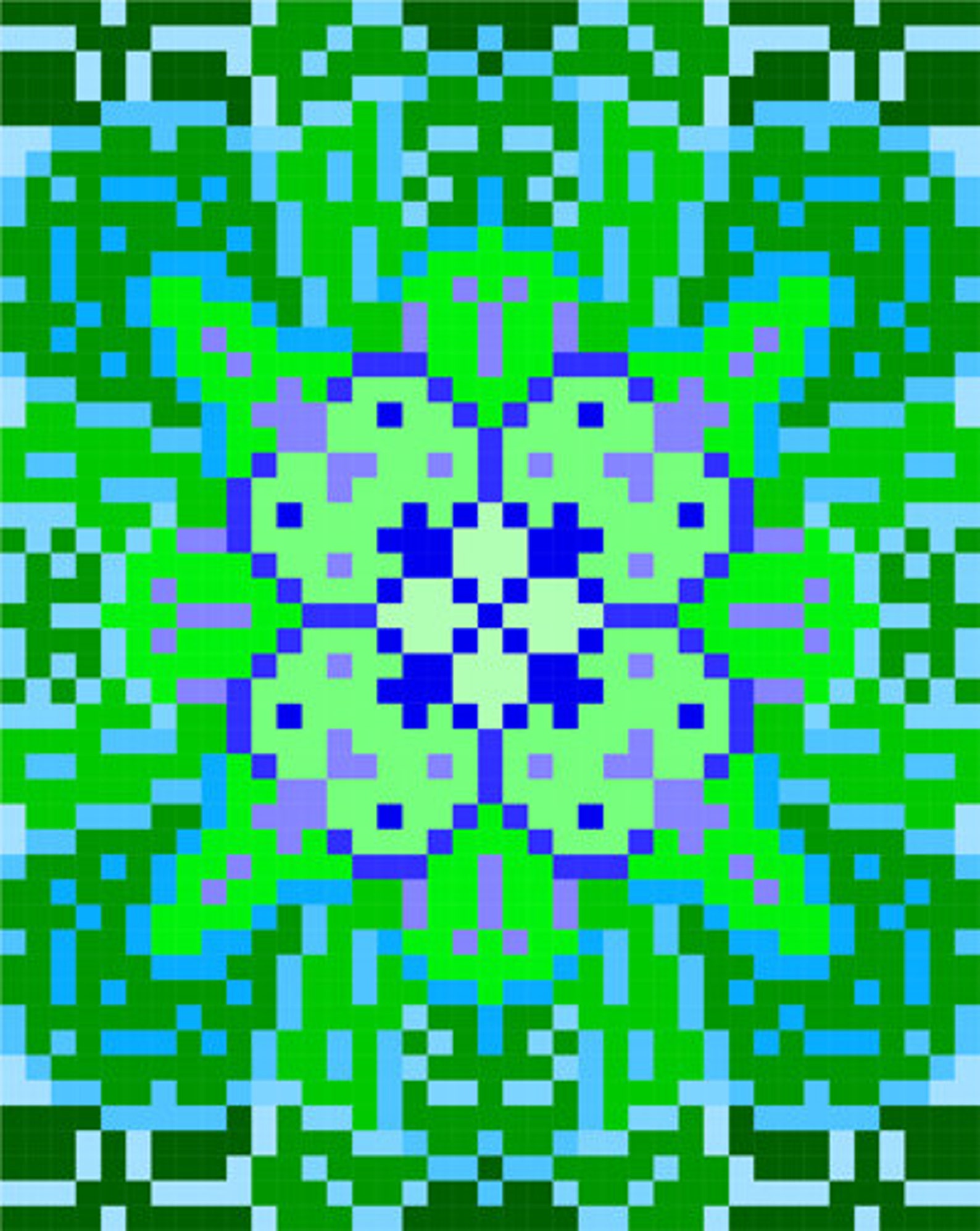 0069 Exploding Star Mandala Quilt Pattern - Etsy