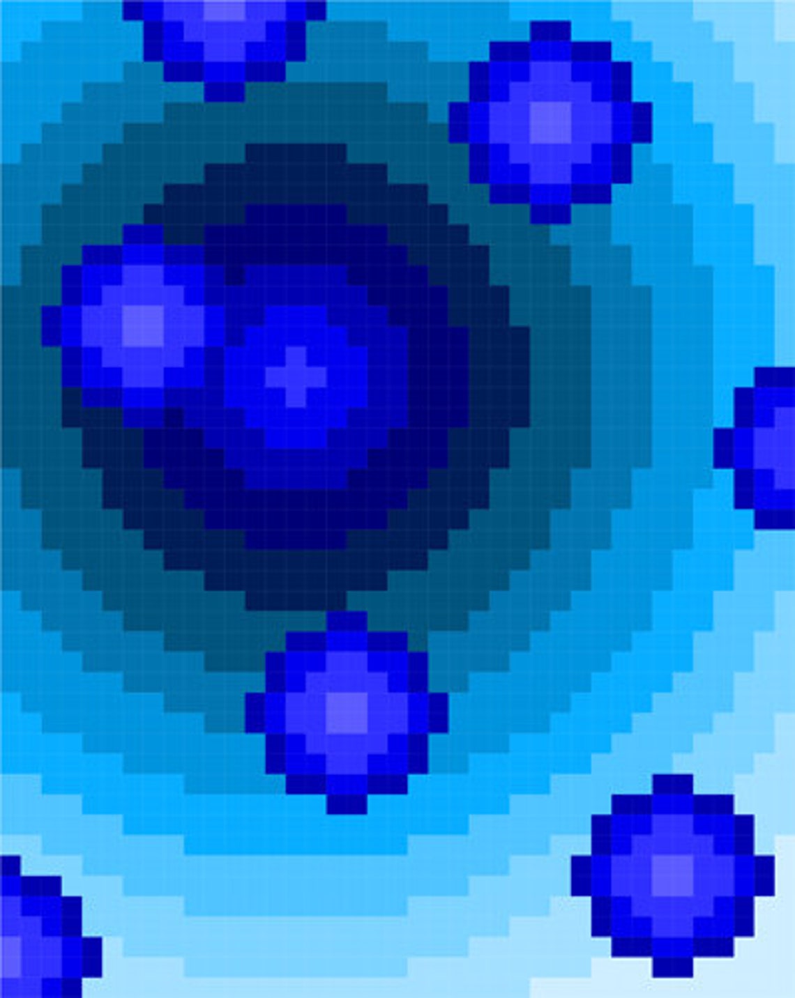 0174 off Center Circles Quilt Pattern - Etsy