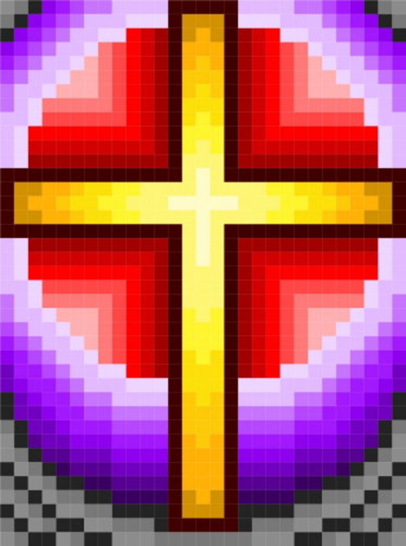 0040 Cross Sunrise Quilt Pattern - Etsy