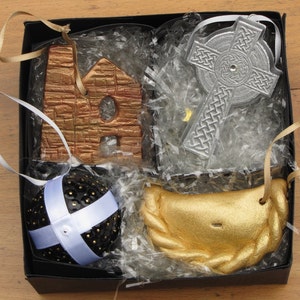 Boxed set of Cornish Christmas Tree Decorations