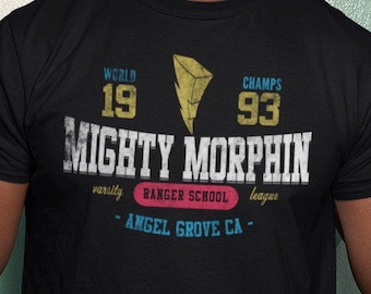 MMPR Vintage School 1993 Grafik-Hemd