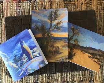 Joshua Tree National Park Cards, two 5x7; one 5x5