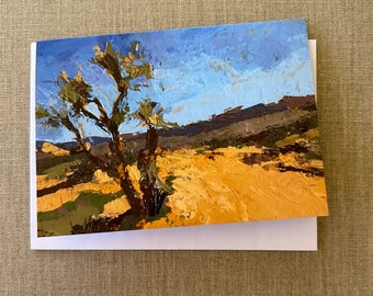 Lone Joshua Tree card 5x7