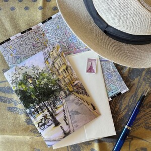 Carta 5x7 Place Dauphine Parigi