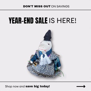 Handmade Japanese Snake Figurine - Vintage Kimono Fabric Art - Zodiac Year Decoration - Unique New Year Gift&quot;
