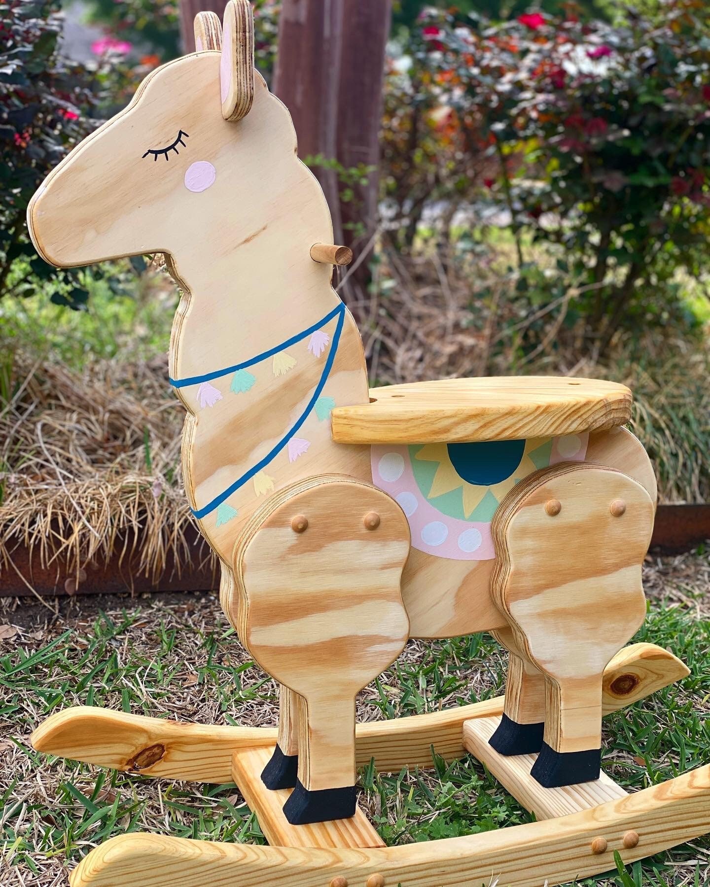 Llama rocking horse new arrivals