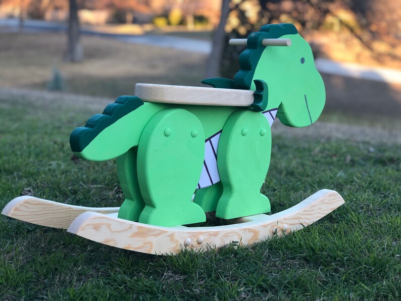 Dragon Childrens Rocker Handmade Wood Rocker Baby Shower - Etsy